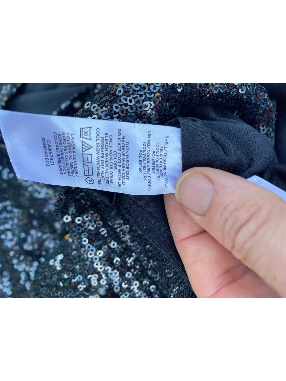 Long sleeve sequin wrap v-neck cocktail homecoming autumn wedding guest dress 8
